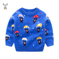 Wholesale new design pullover cute long sleeve sweater kids boy